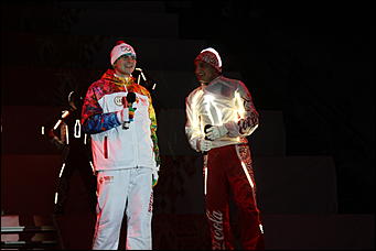    Олимпийский огонь в Барнауле 