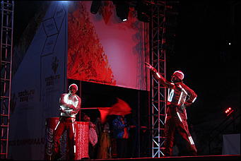    Олимпийский огонь в Барнауле 