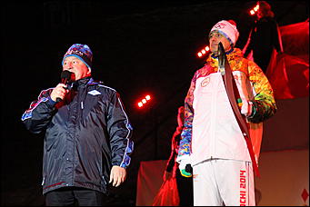    Олимпийский огонь в Барнауле 