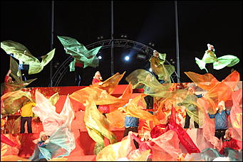    Олимпийский огонь в Барнауле 