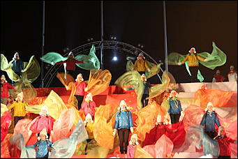    Олимпийский огонь в Барнауле 