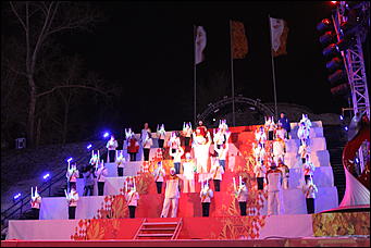    Олимпийский огонь в Барнауле 