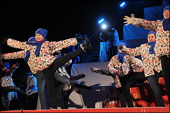    Олимпийский огонь в Барнауле 