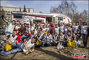19.04.2014. Барнаул   Акция «Чисто по-нашему» от «Радио Шансон Барнаул» (101,9 FM)