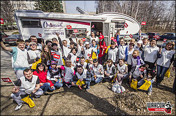 19.04.2014. Барнаул   Акция «Чисто по-нашему» от «Радио Шансон Барнаул» (101,9 FM)
