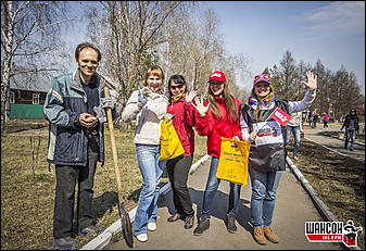 19.04.2014. Барнаул   Акция «Чисто по-нашему» от «Радио Шансон Барнаул» (101,9 FM)