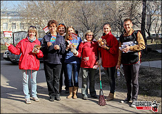 19.04.2014. Барнаул   Акция «Чисто по-нашему» от «Радио Шансон Барнаул» (101,9 FM)