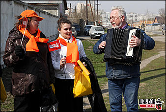 19.04.2014. Барнаул   Акция «Чисто по-нашему» от «Радио Шансон Барнаул» (101,9 FM)