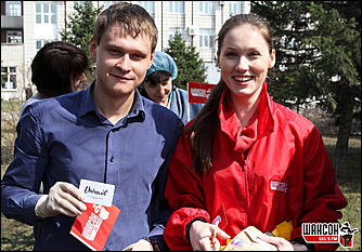 19.04.2014. Барнаул   Акция «Чисто по-нашему» от «Радио Шансон Барнаул» (101,9 FM)