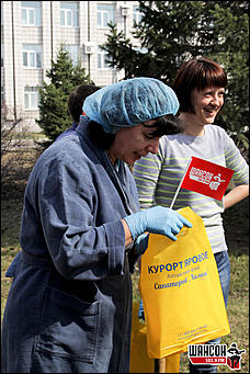 19.04.2014. Барнаул   Акция «Чисто по-нашему» от «Радио Шансон Барнаул» (101,9 FM)