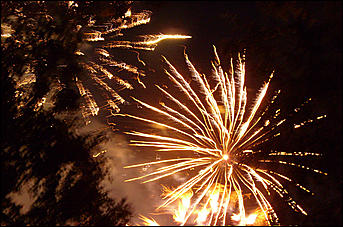 30 августа 2008 г., Барнаул   Праздничный фейерверк "С Днем рождения Барнаул"