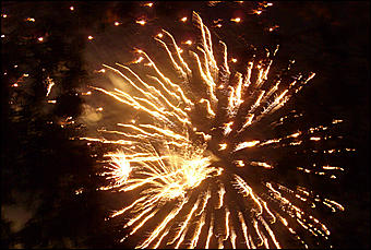 30 августа 2008 г., Барнаул   Праздничный фейерверк "С Днем рождения Барнаул"