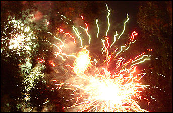 30 августа 2008 г., Барнаул   Праздничный фейерверк "С Днем рождения Барнаул"