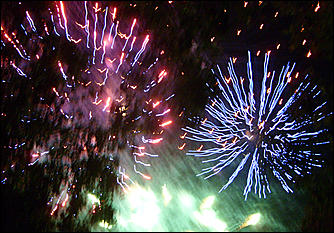 30 августа 2008 г., Барнаул   Праздничный фейерверк "С Днем рождения Барнаул"