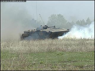    Показательные выступления бронетанковой техники и авиашоу