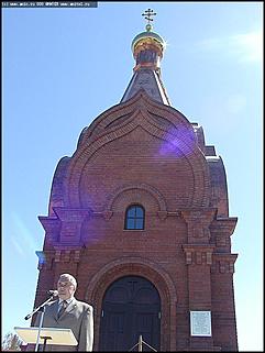    Освящение часовни на площади имени В.Н.&nbsp;Баварина
