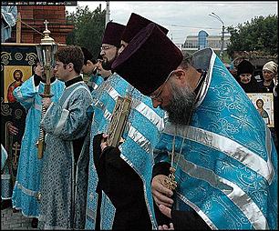    Молебен у часовни Святого равноапостольного князя Владимира