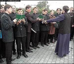    Молебен у часовни Святого равноапостольного князя Владимира