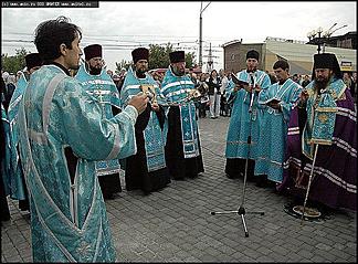    Молебен у часовни Святого равноапостольного князя Владимира