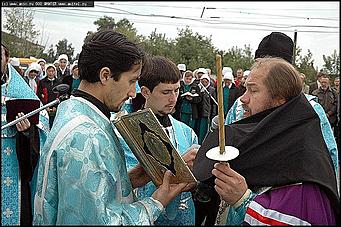    Молебен у часовни Святого равноапостольного князя Владимира