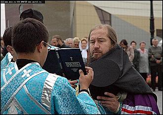    Молебен у часовни Святого равноапостольного князя Владимира