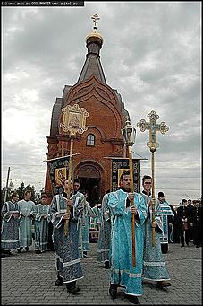    Молебен у часовни Святого равноапостольного князя Владимира