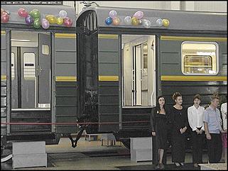    Торжественный пуск новых электропоездов