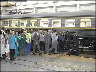    Торжественный пуск новых электропоездов