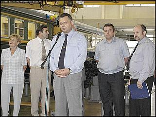    Торжественный пуск новых электропоездов