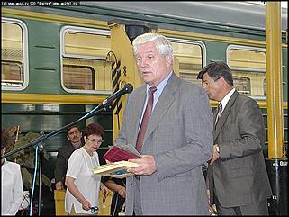    Торжественный пуск новых электропоездов