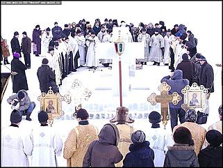    Крещение. Чин великого освящения воды в Оби