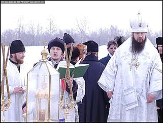    Крещение. Чин великого освящения воды в Оби