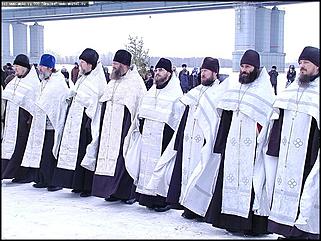    Крещение. Чин великого освящения воды в Оби
