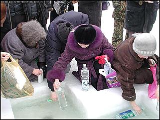    Крещение. Чин великого освящения воды в Оби