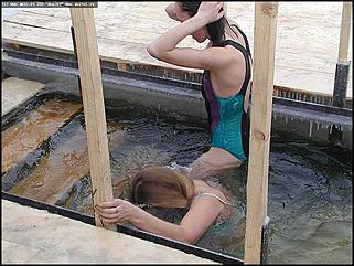    Крещение. Чин великого освящения воды в Оби