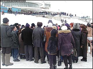    Крещение. Чин великого освящения воды в Оби