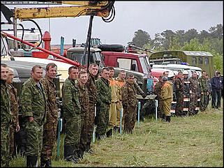    Противопожарные учения в Егорьевском районе