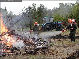    Противопожарные учения в Егорьевском районе