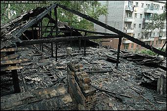    Пожар в доме по улице Беляева, 19