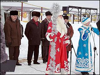    Торжественная сдача первой очереди магистрального газопровода Барнаул-Бийск