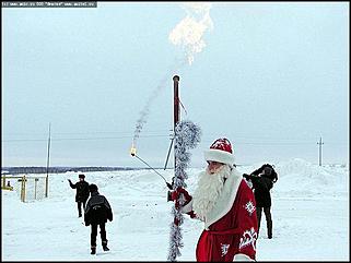    Торжественная сдача первой очереди магистрального газопровода Барнаул-Бийск