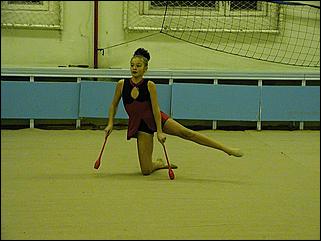    "Соревнования по художественной гимнастике ДЮСШ Барнаула /24-25.12.2001/"