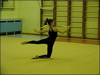    "Соревнования по художественной гимнастике ДЮСШ Барнаула /24-25.12.2001/"