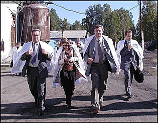    Первое выездное заседание трехсторонней комиссии по урегулированию социально-трудовых отношений и "Выездной день охраны труда"