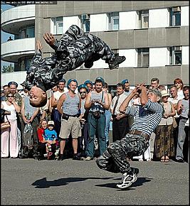    Празднование Дня ВДВ