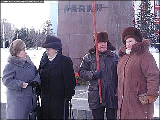    Митинг в честь годовщины смерти В.И. Ленина