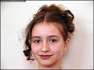    Финалистки конкурса<br>"Маленькая красавица 2003"