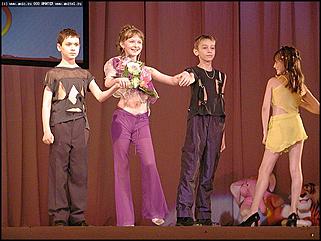    Финал конкурса "Маленькая красавица Алтая-2003"