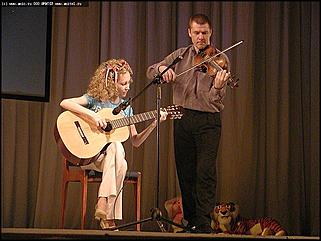    Финал конкурса "Маленькая красавица Алтая-2003"