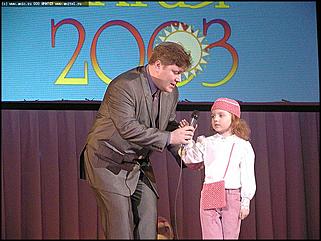    Финал конкурса "Маленькая красавица Алтая-2003"